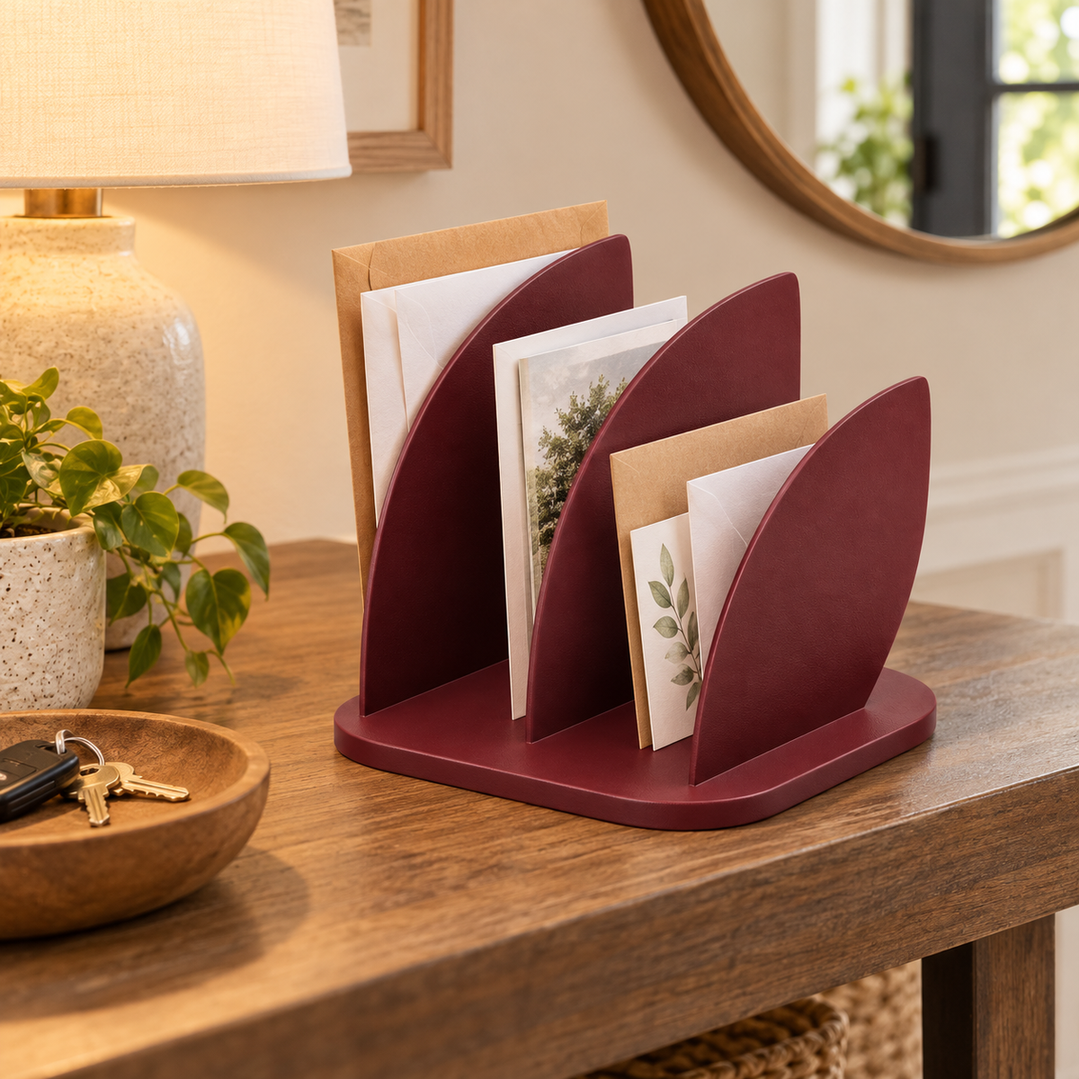 Petal Rise Mail Stand